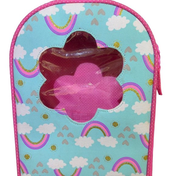 My Life As Backpack 18” Doll Carrier Pink Unicorn Padded Girls Overnight Bag - Picture 3 of 9